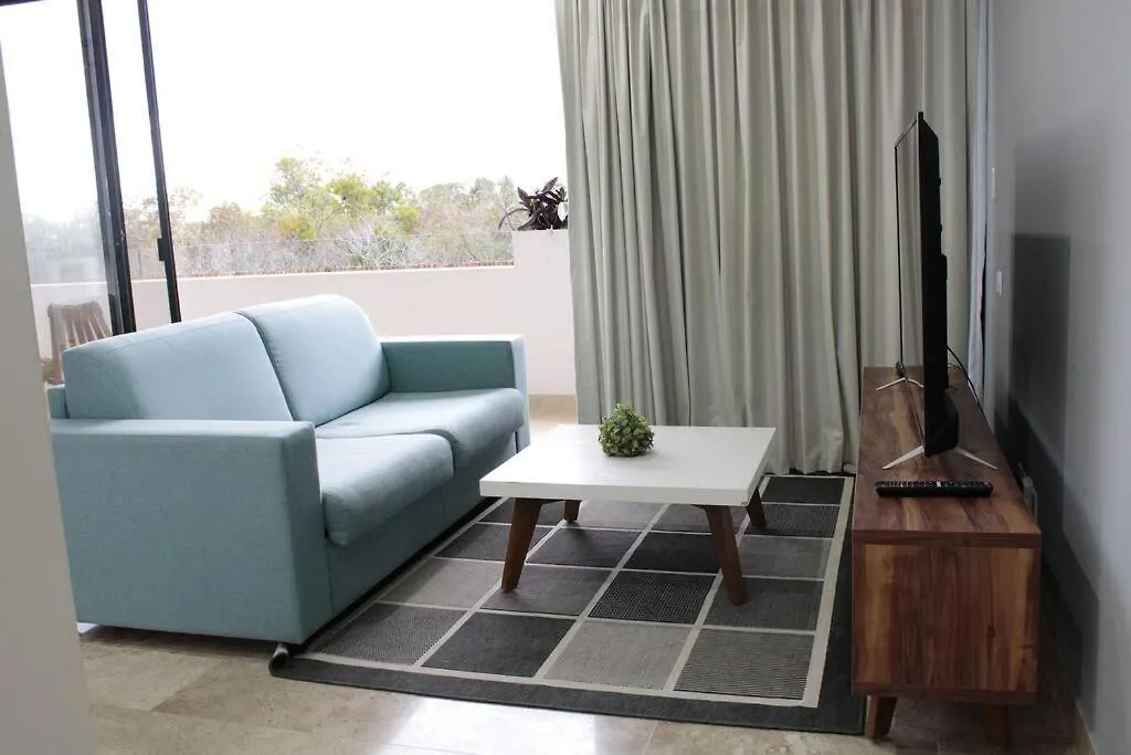 Daire Spacious 3 Bed Penthouse With Rooftop And Gym Tulum