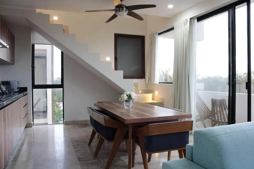Daire Spacious 3 Bed Penthouse With Rooftop And Gym Tulum Meksika